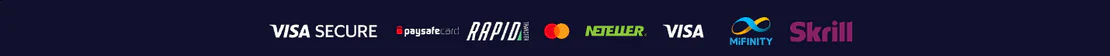 NV Casino moyens de paiement avec Visa Secure, Paysafecard, Rapid Transfer, Mastercard, Neteller, Visa, MiFinity et Skrill